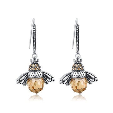 Bee Drop Earrings